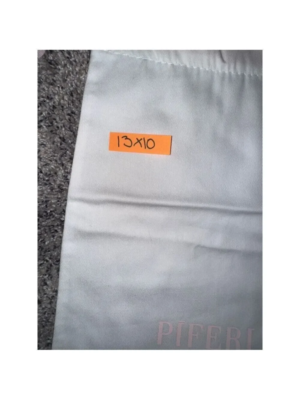 Unisex Piferi White Pink Drawstring Dust Storage Bag One Size​